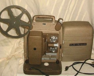 Vintage Bell&howell Movie Film Projector Model 253 Ax 8mm