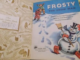 6 VTG CHrISTMAS Frosty the Snowman Rudolph Red Nosed Reindeer Littlest Tree Book 5
