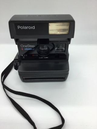 Polaroid One Step Close Up 600 Instant Film Camera W/strap