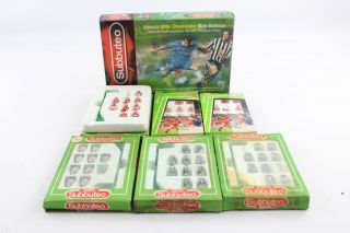 7 X Vintage Subbuteo Table Soccer Inc Special Mini Edition,  Liverpool,  W Germany