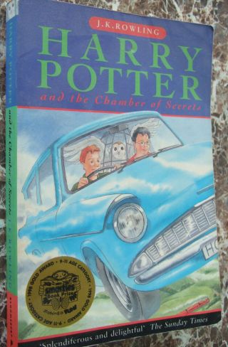First Pb Edition,  6th Print Harry Potter&the Chamber Of Secrets,  Plus 1998