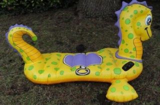 Vintage Inflatable Seahorse