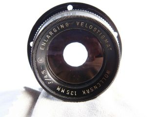 Wollensak Velostigmat 135mm F/4.  5 Enlarging Lens
