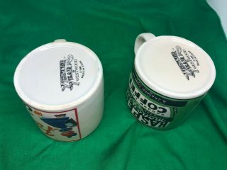 2 Vtg.  Kasper ' s and Parkview Coffee Mugs/Cups Yester Year Westwood 1992 2