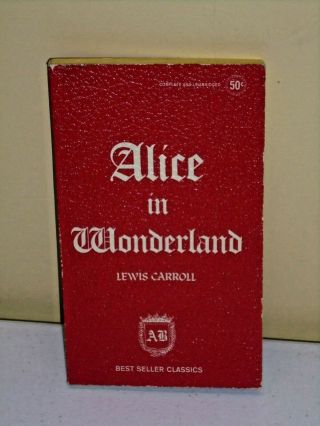 Vintage Alice In Wonderland By Lewis Carroll Complete Unabridged Paperback Book