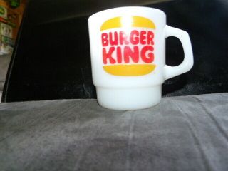 Vintage Fire King Burger King Coffee Cup Mug