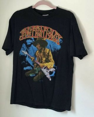Vtg Jimi Hendrix T Shirt 1986 Xl