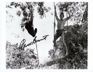 Bruce Bennett Signed Vintage 8x10 Tarzan Photo / Autograph