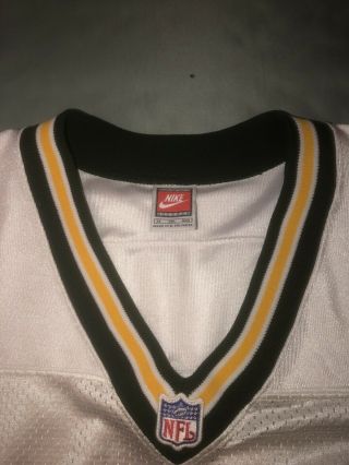 Vintage 90’s Authentic Nike Pro - Cut Brett Favre Jersey Size 52 XXL Packers 4