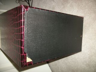 VINTAGE LP RECORD CARRIER CASE WITH LOCK & KEY - 7