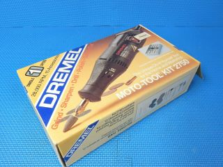 Dremel 275 Moto - Tool Kit 2750 Single Speed 28,  000 Rpm W/accessories Vintage Usa