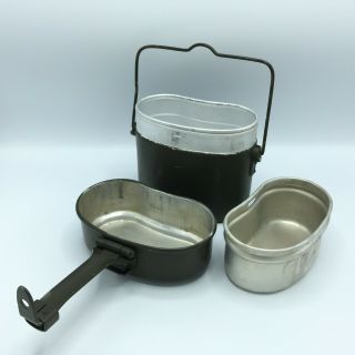Vintage Military 3 Piece Mess Kit Mm 89 Hsz 81 Mm 80