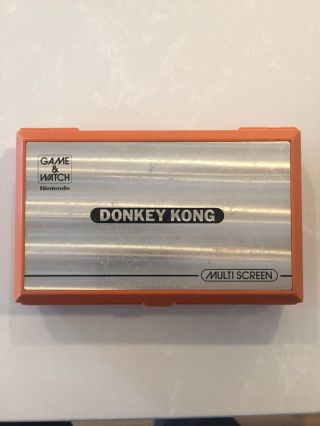 Vintage 80s Game & Watch Nintendo Donkey Kong Multi Screen Game