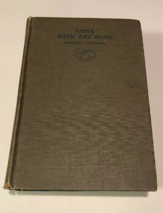Gone With The Wind By Margaret Mitchell 1936 1st Edition October Printing Book