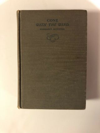 Gone With the Wind by Margaret Mitchell 1936 1st Edition October Printing Book 2