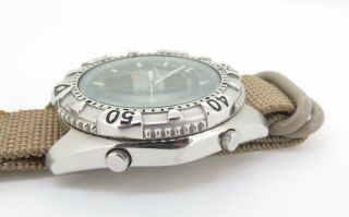 Vintage Citizen Pro Master Chronograph 100m Steel Watch C460 Q00958 $1 NO RES 3