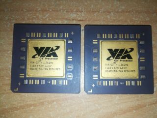 Via C3 Processor 1.  2aghz,  Vintage Cpu,  Gold
