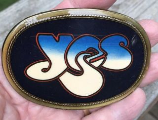 Vintage Yes Belt Buckle - 1977 Pacifica - Rock & Roll