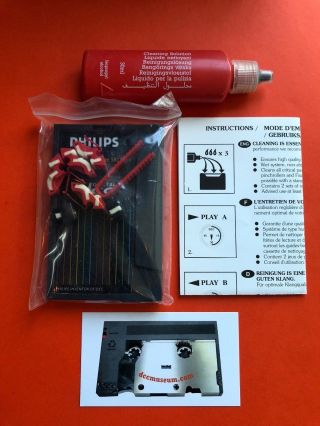 Philips Dcc Cleaner Sbc3500 For Digital Compact Cassette Players
