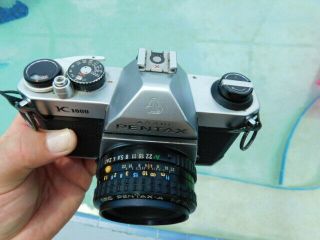 Vintag eAsahi Pentax K1000 35mm Film Camera 7