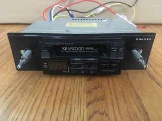 Vintage Kenwood Krc - 2000a Am/fm Cassette Car Stereo Lamborghini Ferrari Bmw
