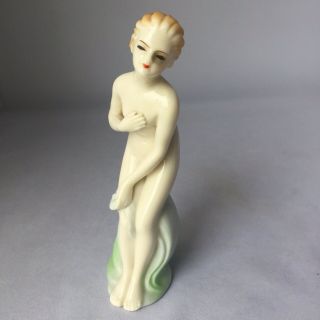 Vintage Ceramic Nude Woman Figurine Made In Japan