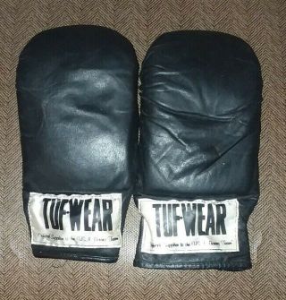 Vintage Tuf - Wear Heavy Bag Boxing Gloves Size Large