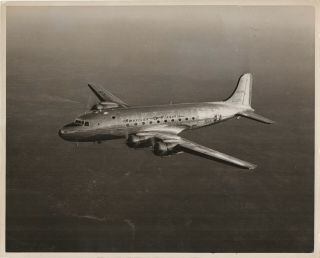 Large Vintage Photo - American Airlines Dc - 4 2107439 In - Flight