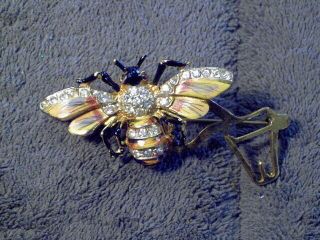 Cora Craft Sterling Silver Vintage Bumble Bee Pin