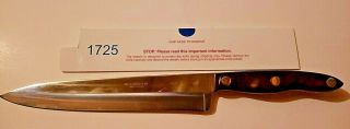 Pre - Owned Cutco 25 Knife.  (current 1725) Chef.  Factory Sharpened.  Vintage