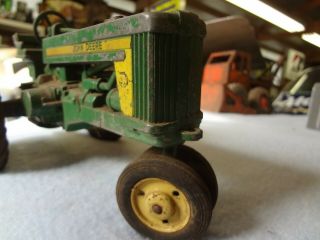 Vintage John Deere Tractor,  Rubber Wheels,  Old Played with Piece,  Neat Look 3