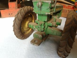 Vintage John Deere Tractor,  Rubber Wheels,  Old Played with Piece,  Neat Look 4
