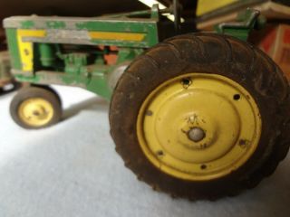 Vintage John Deere Tractor,  Rubber Wheels,  Old Played with Piece,  Neat Look 5