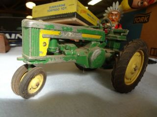 Vintage John Deere Tractor,  Rubber Wheels,  Old Played with Piece,  Neat Look 6