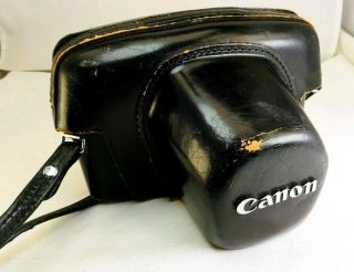 Ever Ready Camera Case For Canon Pellix Ql Ftb Cameras Leather Vintage