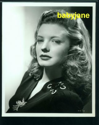 Gail Davis Vintage 8x10 Photo Glamour Portrait Annie Oakley Tv Series Star