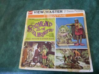 Viewmaster Vintage Reel Sigmond And The Sea Monsters Paul Revere 