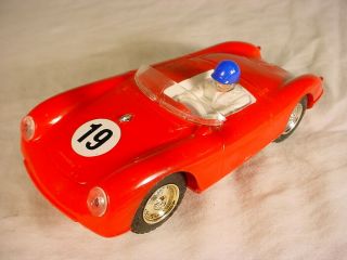 Vintage Scalextric French Porsche Spyder C61 Red Type 2 Vg