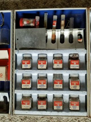 Vintage Gilbert Chemistry Experiment Lab Set 12067 in Metal Box 4