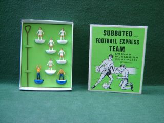 Vintage 1960/70s Subbuteo Footall Express Team E 300 - No 21 - Leeds
