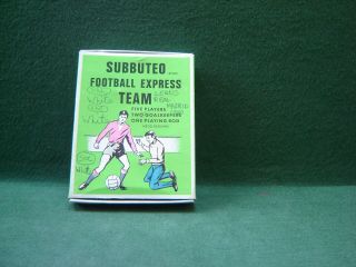 Vintage 1960/70s Subbuteo Footall Express Team E 300 - No 21 - Leeds 4