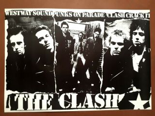 The Clash Promo Vintage Poster