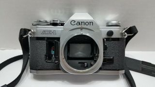 Vintage Canon Ae - 1 Slr 35mm Film Camera Body Only -