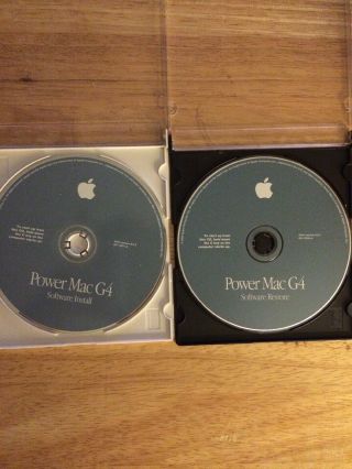 2000 Mac Vintage Power Mac G4 9.  0.  2 Os 9 Macintosh Software Installation Cd