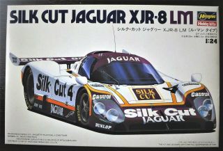 Valuable Hasegawa 1:24 Silk Cut Jaguar Xjr - 8 Le Mans Type Vintage