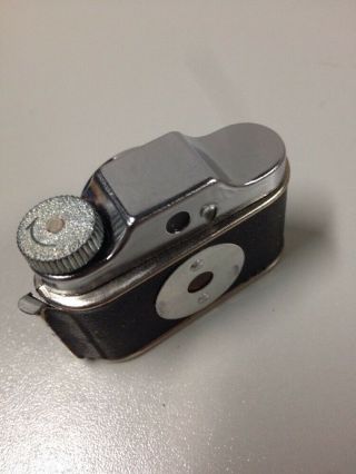 Vintage CRYSTAR Subminiature Mini Spy Camera w/Leather Case 7