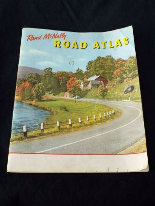 Vintage Rand Mcnally International Road Atlas Map 1960 Mexico Us Canada