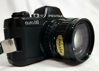 Asahi Pentax Auto 110 SLR Vintage Film Camera set with 3 lenses,  filters & case 2