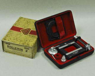 Vintage Rolleiflex Rolleicord Rolleikin 2 35mm Film Adapter For Tlr Camera