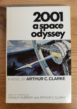 2001 A Space Odyssey Arthur C.  Clarke Book Club Edition Hardcover W/ Dust Jacket